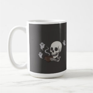 Dead Inside But Caffeinated – Halloween Pillow Coffee Mug