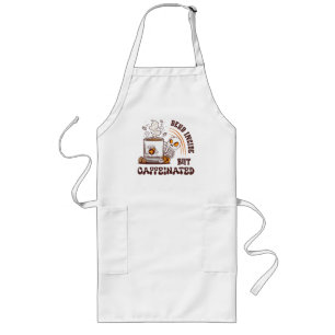 Dead Inside But Caffeinated Long Apron