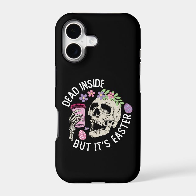 Dead Inside But It's Easter Skull Coffee Eggs (Back)