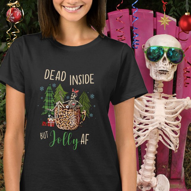 Dead Inside But Jolly AF Hilarious Christmas Tee (Creator Uploaded)