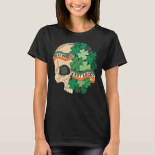 Dead Inside But Lucky Skull Patrick's Day Costume T-Shirt