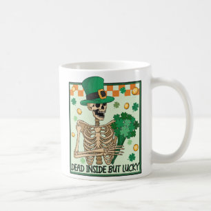 Dead Inside But Lucky St Patricks Coffee Mug