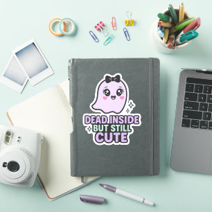 Dead Inside But Still Cute Kawaii Ghost Halloween