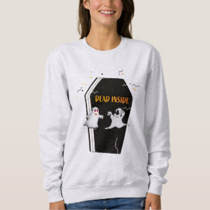 "Dead Inside" Coffin Halloween Sweatshirt