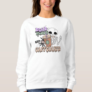 Dead Inside – Dark Humour Halloween Design Sweatshirt