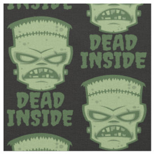 Dead Inside Frankenstein Monster Fabric