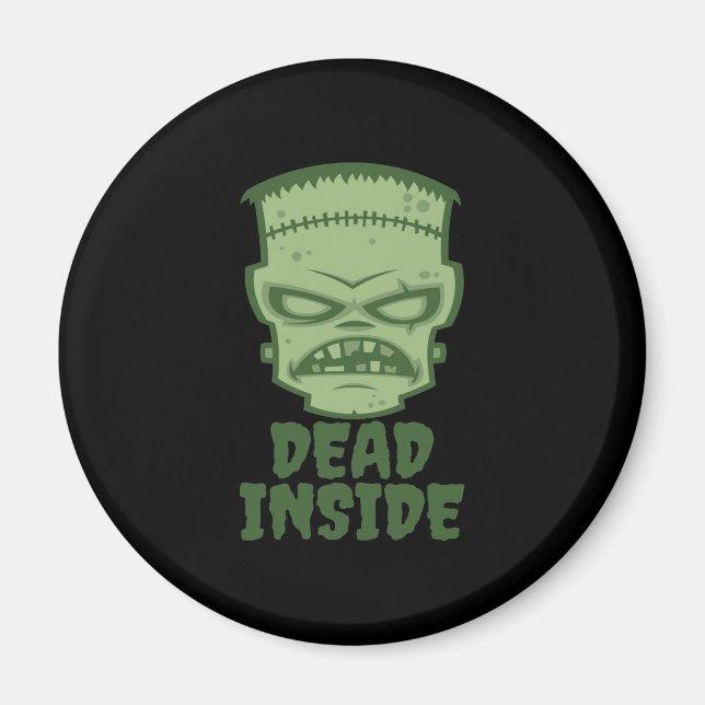 Dead Inside Frankenstein Monster Magnet (Front)