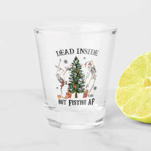 Dead Inside   Funny Christmas Shot Glass