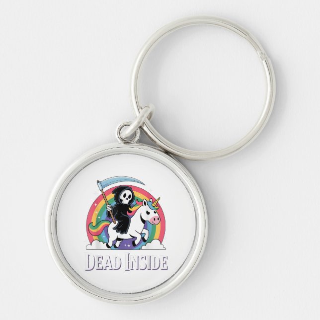  Dead Inside  Key Ring (Front)
