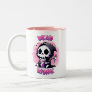 Dead Inside Two-Tone Coffee Mug