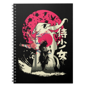 Dead Japanese Samurai Warrior Japan  Swordsman Notebook