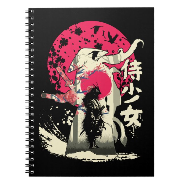 Dead Japanese Samurai Warrior Japan  Swordsman Notebook (Front)