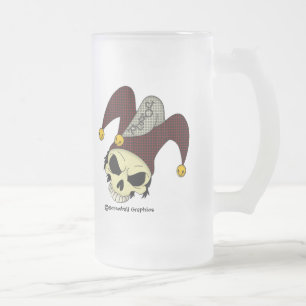Dead Joker Frosted Beer Mug