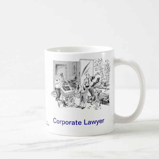 Dead Lawyer™ Corporate Lawyer Coffee Mug (Right)
