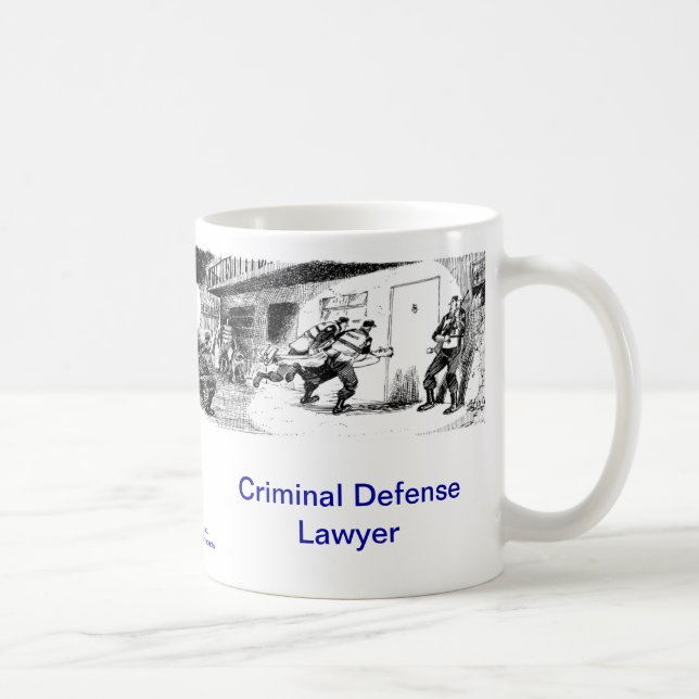 Dead Lawyer™ Criminal Defence Lawyer Coffee Mug (Right)