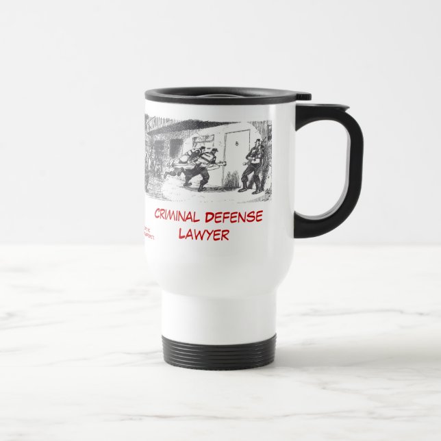 Dead Lawyer™ Criminal Defence Lawyer Travel Mug (Right)