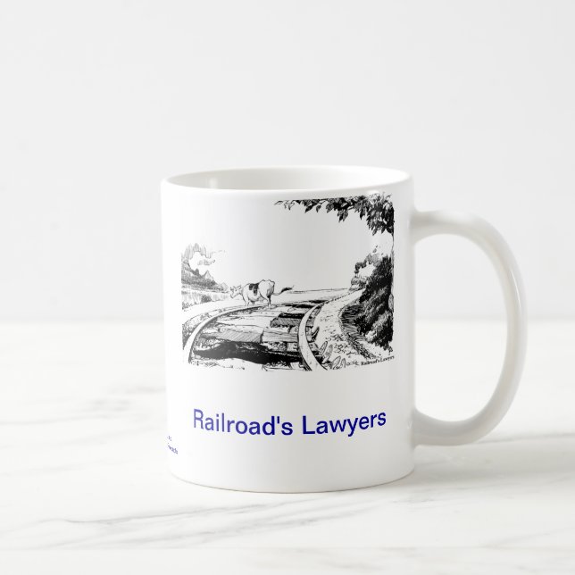 Dead Lawyer™ Railroad's Lawyer Coffee Mug (Right)