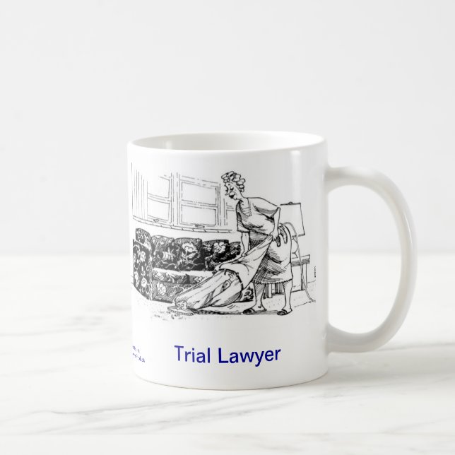 Dead Lawyer™ Trial Lawyer Coffee Mug (Right)