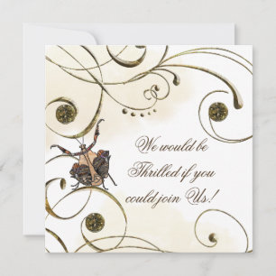 Dead Leaf Mantis Invitation