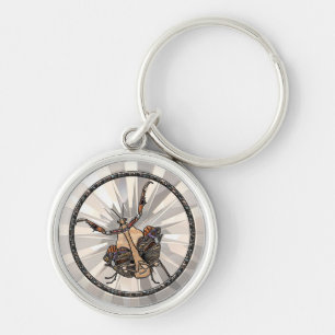 Dead Leaf Mantis Key Ring