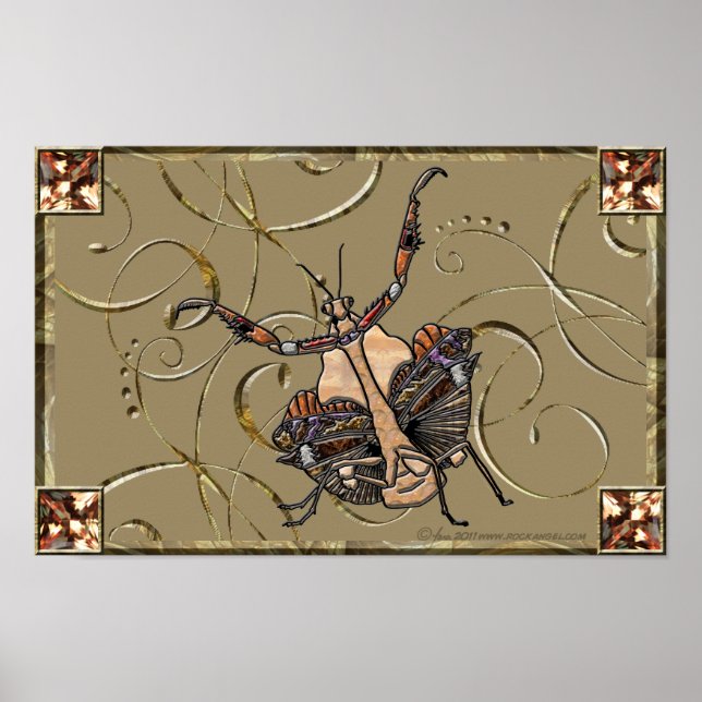 Dead Leaf Mantis Poster (Front)