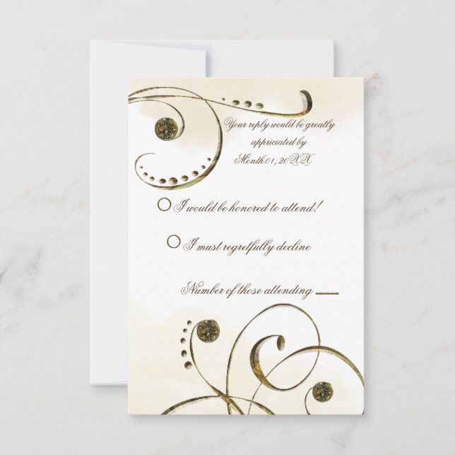 Dead Leaf Mantis RSVP Card (Front)