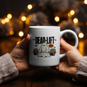 Dead-Lift Boo Halloween Fitness Design Coffee Mug