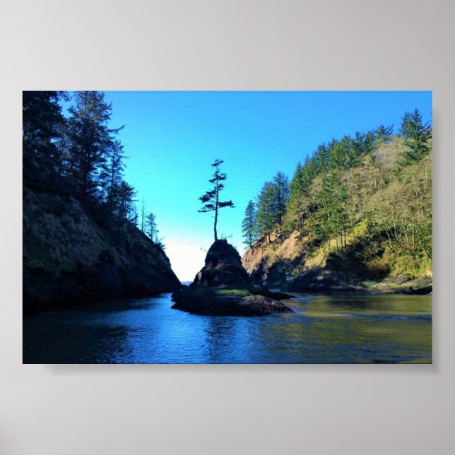 Dead Man's Cove, Cape Disappointment, WA Poster (Front)