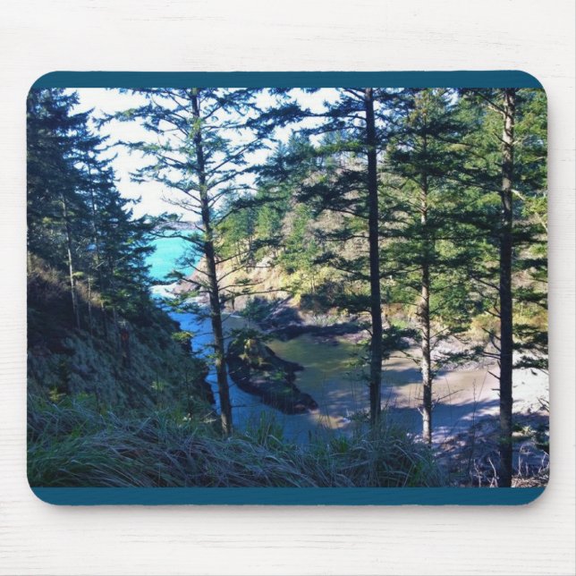 Dead Man's Cove, Cape Disappointment, Washington Mouse Mat (Front)