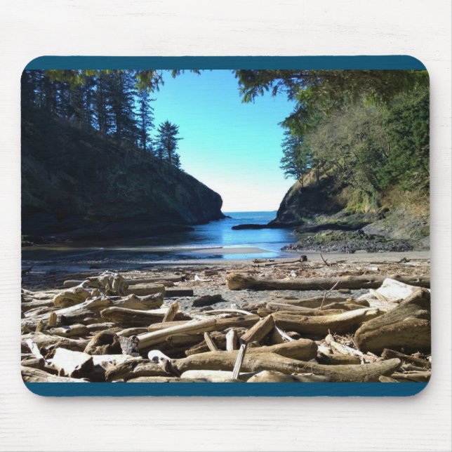 Dead Man's Cove, Cape Disappointment, Washington Mouse Mat (Front)