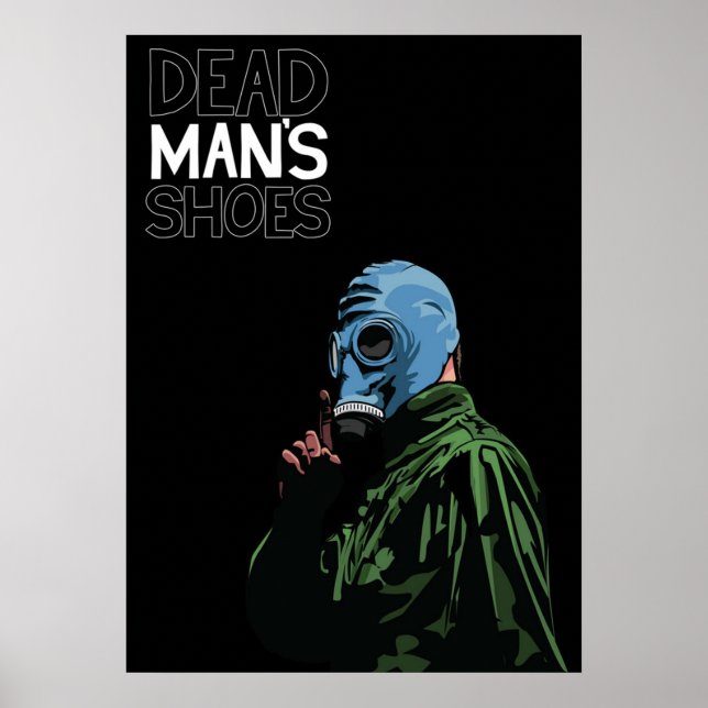 Dead Mans Shoes Comic Style Illustration Poster (Front)
