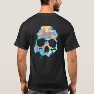 Dead Mans Skull Death Skeleton Head Bones Cool Sku T-Shirt