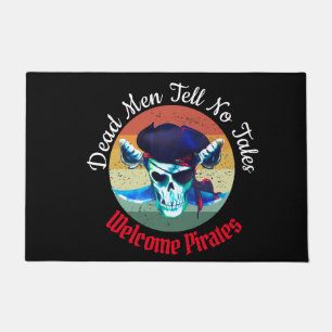 Dead Men Pirate Party Welcome Doormat