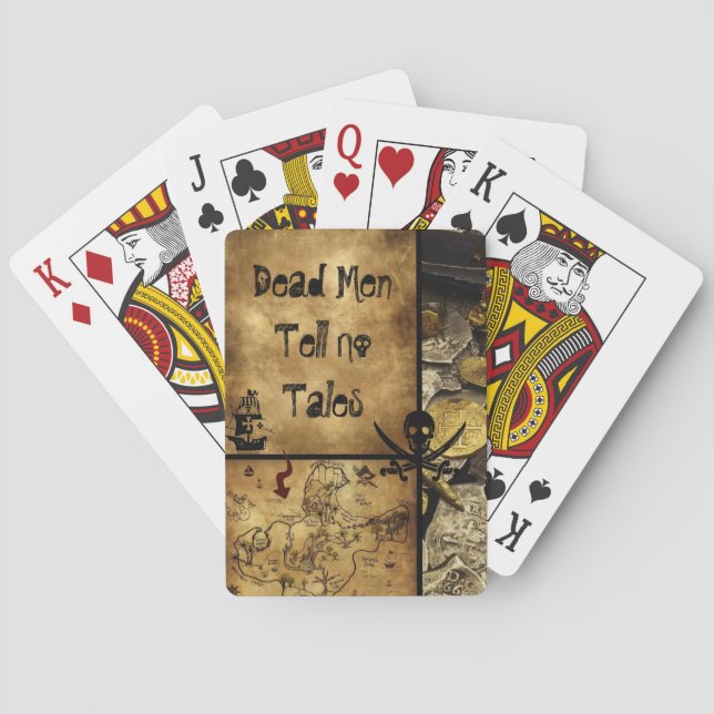 Dead Men Tell No Tales Playing Cards (Back)