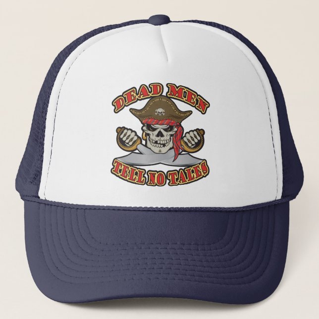 Dead Men Tell No Tales Trucker Hat (Front)