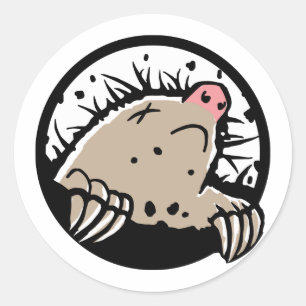 Dead Mole Sticker