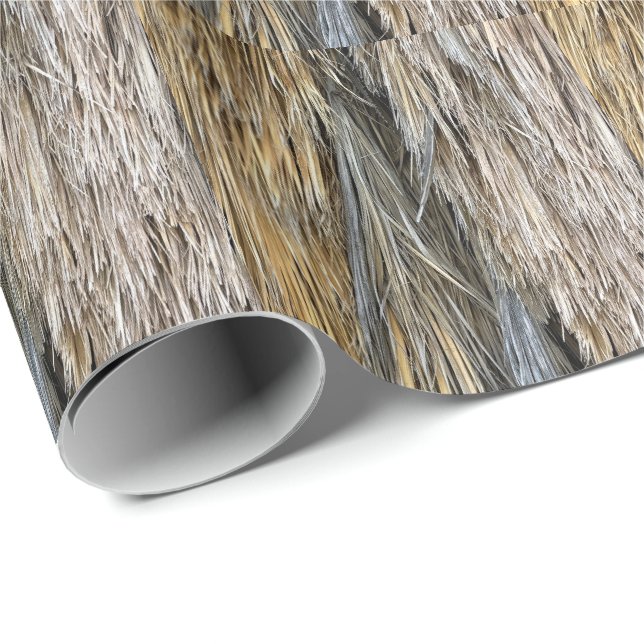 Dead Palm Tree Leaves Wrapping Paper (Roll Corner)