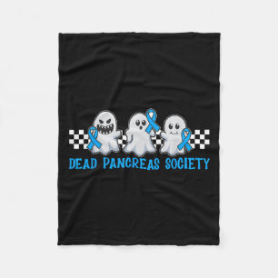 Dead Pancreas Society Diabetes Awareness Day Fleece Blanket