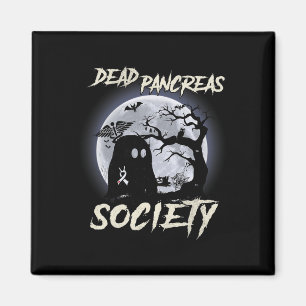 Dead Pancreas Society Diabetes Awareness Halloween Magnet
