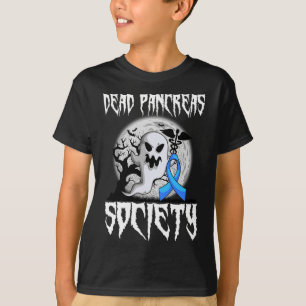 Dead Pancreas Society Diabetes Halloween Diabetic  T-Shirt