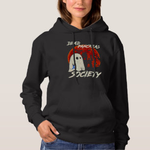Dead Pancreas Society Ghost Diabetes Awareness Hal Hoodie