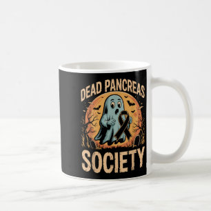 Dead Pancreas Society Halloween Ghost Diabetes Awa Coffee Mug