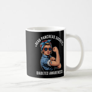 Dead Pancreas Society Shirt Funny Diabetes Awarene Coffee Mug