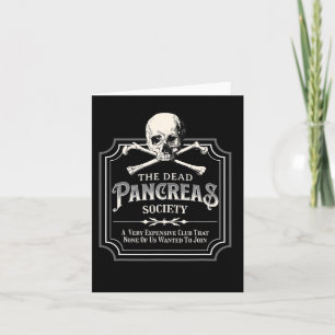 Dead Pancreas Society Type One Diabetes T1D Awaren Card