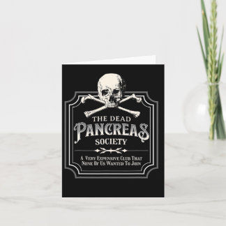 Dead Pancreas Society Type One Diabetes T1d Awaren Card