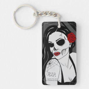 Dead Pinup Key Ring