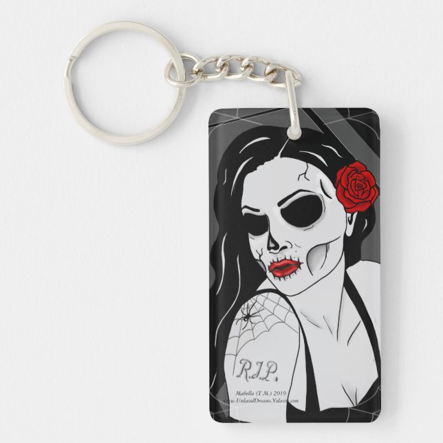 Dead Pinup Key Ring (Front)