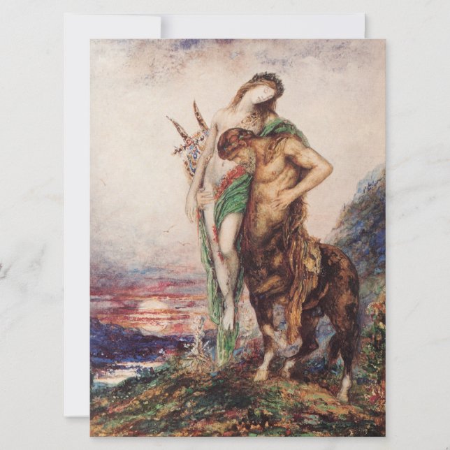 Dead Poet Being Carried by a Centaur Card (Front)