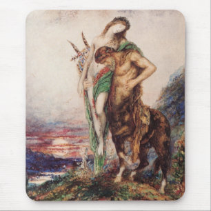 Dead Poet Being Carried by a Centaur (Sunset) Mouse Mat
