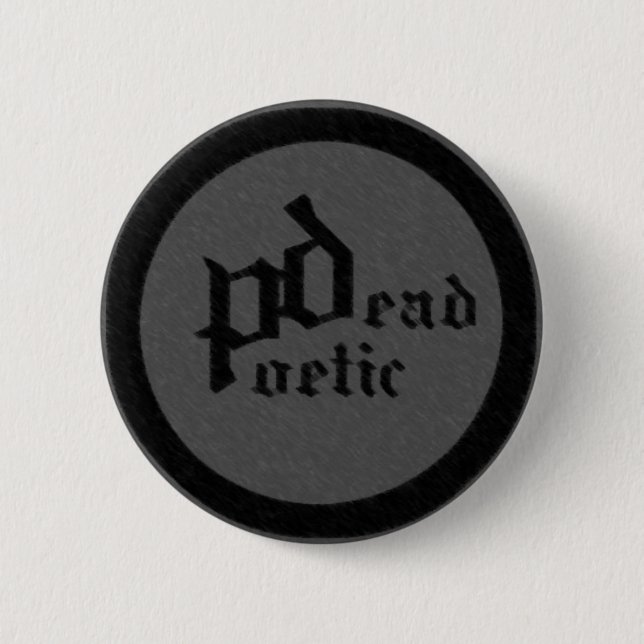 dead poetic (band) 6 cm round badge (Front)